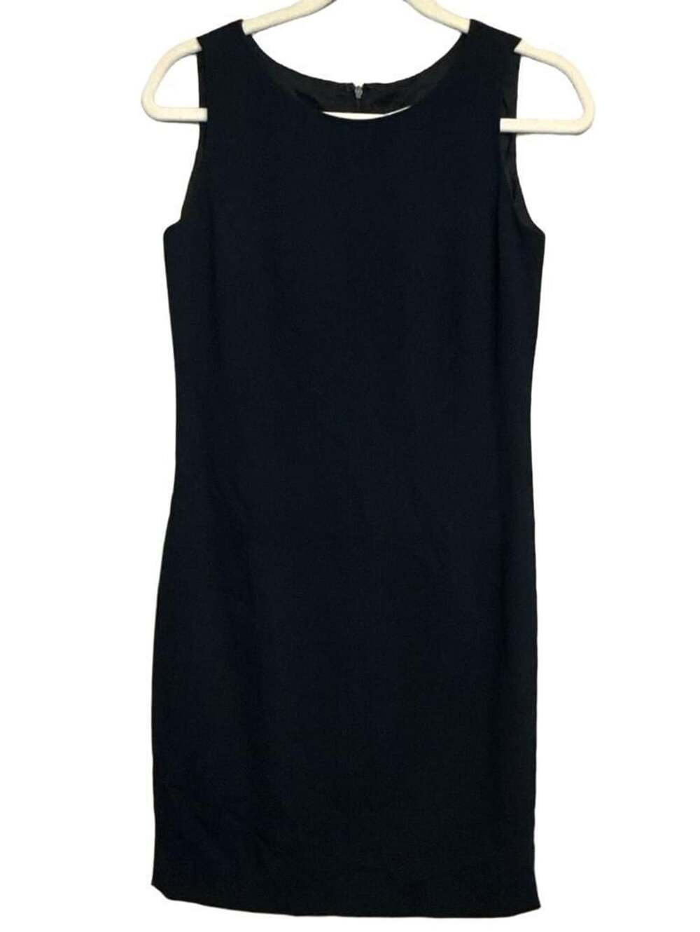 90’s Vintage Garfield & Marks Shift Dress Size 2 Black Sleeveless Mini